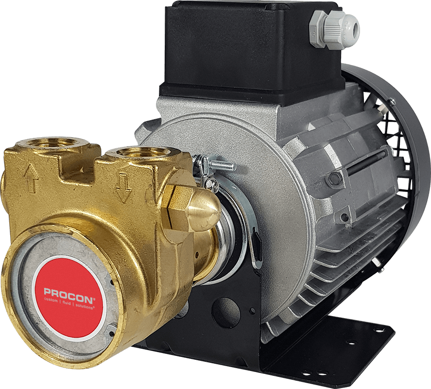 Rotary Vane Pump/Motor Assembly Series 4- 104R240R12BC712